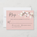 Search for pink floral rsvp cards Elegant