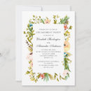 Search for flower engagement party invitations Botanical