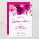Search for fuchsia quinceanera invitations Pink