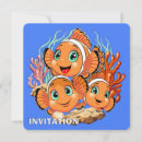 Search for clown fish invitations Summer