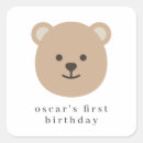 Search for bear face stickers Birthday