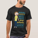 Search for rick and morty tshirts Nobody exists on purpose
