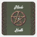 Search for green pentagram stickers Pagan