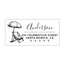 Search for beach rubber stamps Return address