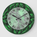 Search for faux marble clocks Roman numerals