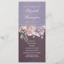 Search for lilac wedding programs Elegant