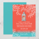 Search for coral reef wedding invitations Tropical