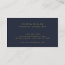 Search for navy and gold business cards Stylish