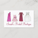 Search for bridal dresses business cards Boutique