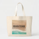 Search for ocean tote bags Typography