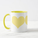 Search for yellow heart mugs Valentine