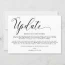 Search for change of plans wedding announcement cards We are downsizing