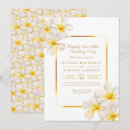 Search for frangipani wedding invitations Botanical
