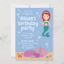 Search for sealife invitations Mermaid