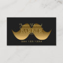 Search for men salon business cards Moustache