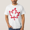 Search for big red tshirts Maple leaf