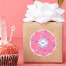 Search for pink doughnut with sprinkles stickers Doughnuts