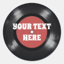Search for vinyl record album stickers Vintage