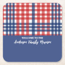 Search for red white blue coasters Family reunion