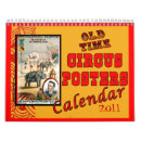 Search for old calendars posters Circus