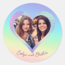 Search for heart rainbow stickers Valentine