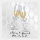 Search for toast wedding stickers Champagne