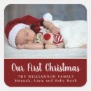 Search for family first stickers Babys first christmas