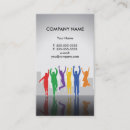 Search for success business cards Team