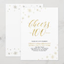 Search for 100 birthday invitations Gold