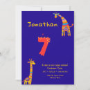 Search for boys 7th birthday invitations Simple