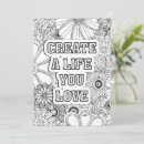 Search for adult colouring cards Floral