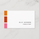 Search for colorful business cards Minimalist