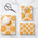 Search for citrus fruit wrapping paper Orange slices