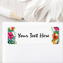 Search for tropical island return address labels Botanical