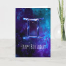 Search for gemini birthday cards Stars