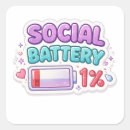 Search for battery low stickers Design