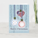 Search for americana christmas cards Red white and blue