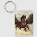 Search for winged pegasus key rings Horse