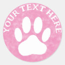 Search for pink paw prints stickers Paws