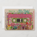 Search for mix tape invitations 80s