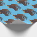Search for eagles wrapping paper Bird of prey