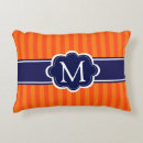 Search for orange and navy cushions Preppy