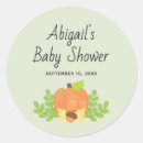 Search for baby shower pumpkin stickers Autumn