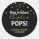Search for pop the champagne stickers Gold