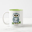 Search for green owl mugs Cartoon
