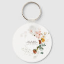 Search for floral wedding key rings Botanical
