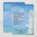 Search for lighthouse birthday invitations Sea