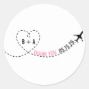Search for travel thank you stickers Aeroplane