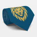 Search for gold lion ties Animal