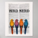 Search for nerd posters Bird watching